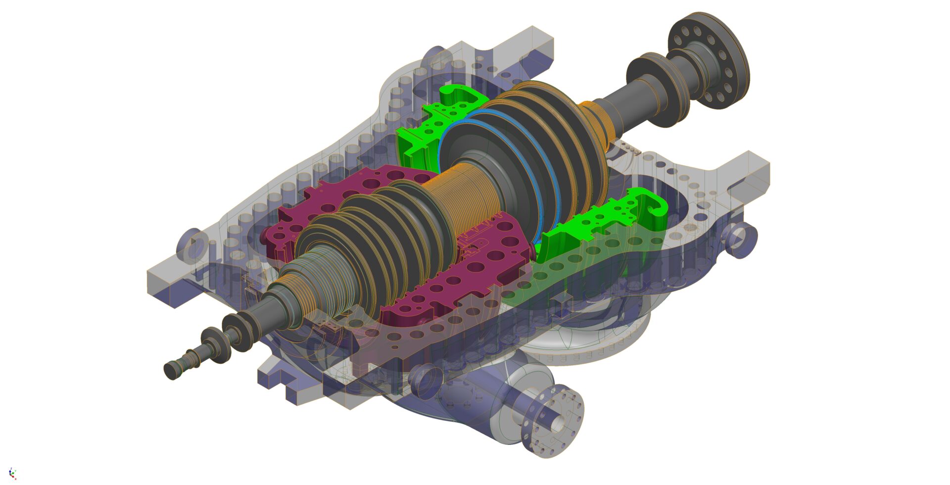 3D scan to CAD conversion assembly